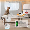 3-In-1Interactive AI Smart Play Cat Toy – Automatic Laser & Feather Toy for Indoor Cats, Keeps Cats Busy When Home Alone