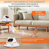 3-In-1Interactive AI Smart Play Cat Toy – Automatic Laser & Feather Toy for Indoor Cats, Keeps Cats Busy When Home Alone