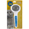 Gripsoft Cat Brush, White and Blue, One Size Fits All Grooming Kit