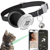 Cat Collar with Airtag Case & QR ID Tag Dual Protection Reflective Kitten Collar for Cats Gatos Apple Airtag GPS Accessories