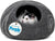 Cat Cave - Merino Wool Bed for Indoor Cats (Dark Gray, Medium)