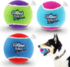 Squeaky Dog Tennis Balls, 3 Pack Elastic Interactive Toy for Dogs