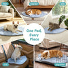 Dog Cooling Mat for Dogs or Cats, Leaf Shaped Pet Pad, 27X23 Inch