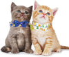 Dinosaur Boy Cat Collar Breakaway with Bow Tie Bell, 2 Pack
